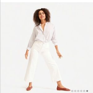 Everlane wide leg crop pant